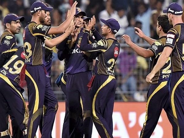 KKR's bowlers pegged back things in the last few overs