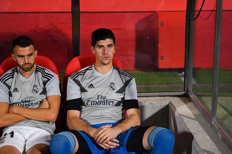 Zidane dropped Courtois to the bench in favour of Keylor Navas for the Celta Vigo game