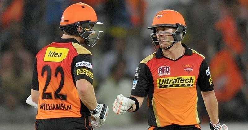 Kane Williamson and David Warner