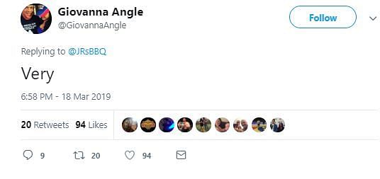 Giovanna Angle didn&#039;t hide her opinion on Angle&#039;s match at Mania