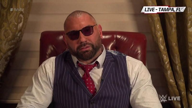 Batista was live in an interview with the WWE Universe