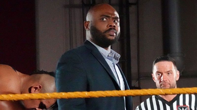 The former Stokley Hathaway recently debuted at an NXT House Show managing Babatunde.