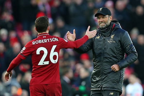 Robertson has been a vital cog in this season&#039;s Liverpool setup.