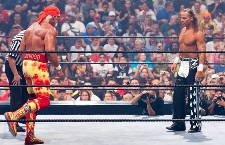 The two legendary stars faced off at Summerslam 2005.