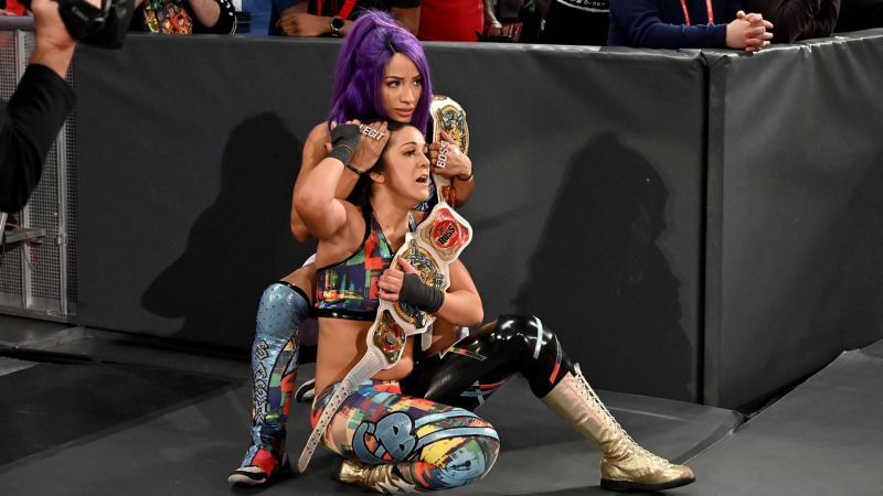 Sasha Banks and Bayley were victorious last night at Fastlane