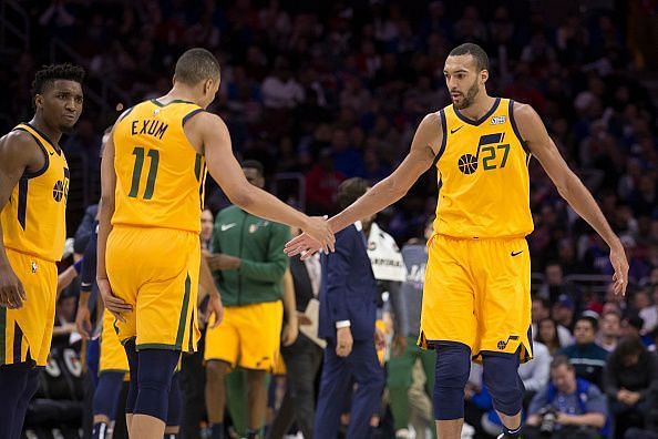 Rudy Gobert is one of the few traditional centers in the league today 