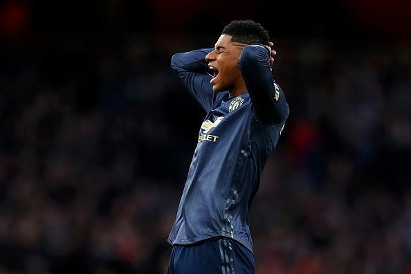 Rashford and Manchester United were left to rue their missed chances