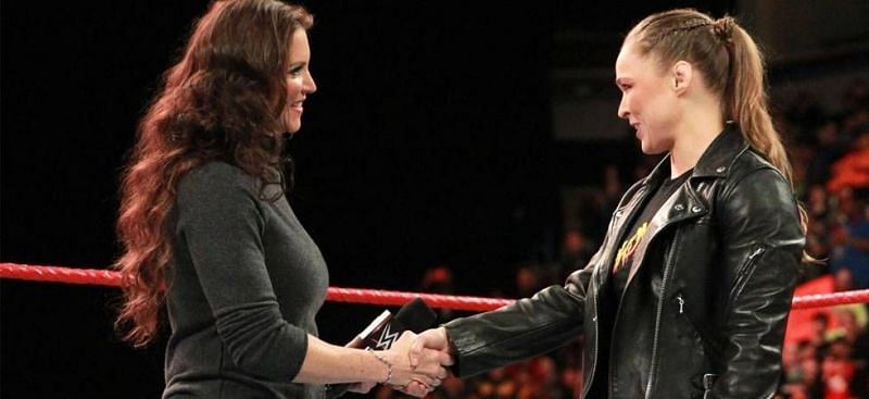 Stephanie McMahon and Ronda Rousey could form an alliance.