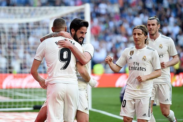 Real Madrid will be looking to secure Champions League football next season with victories in their remaining fixtures