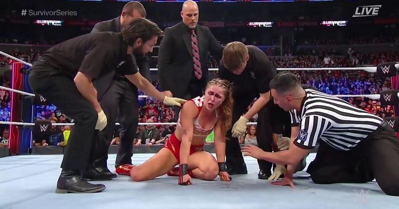 Rousey certainly has been breaking her character once too often