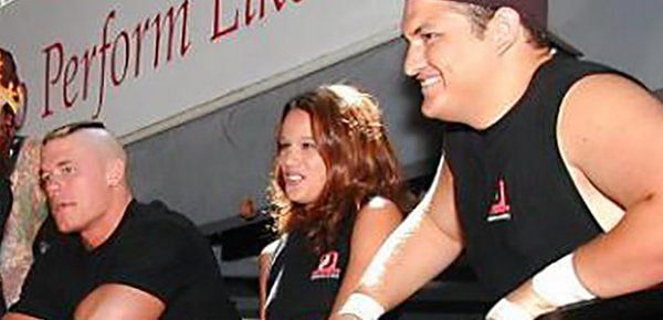 Samoa Joe and John Cena in 2000. Where it all began!