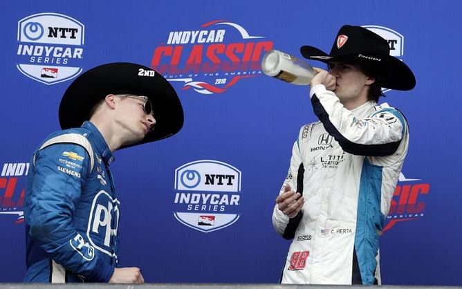 Rookie Herta wins IndyCar Classic at 18 years old