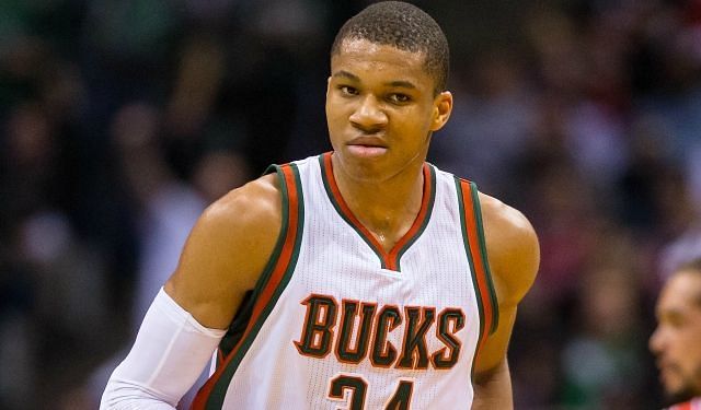 Giannis is averaging 26.8 points, 12.6 rebounds, and 5.9 assists per game
