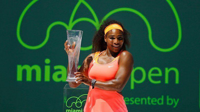 Serena Williams won the Miami Open in 2015