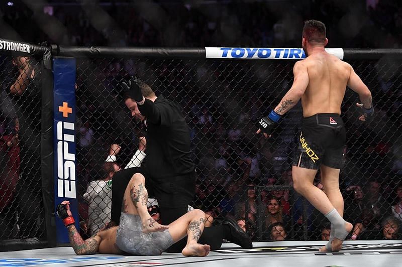 Cody Garbrandt was knocked out for the third time in a row at the hands of Pedro Munhoz