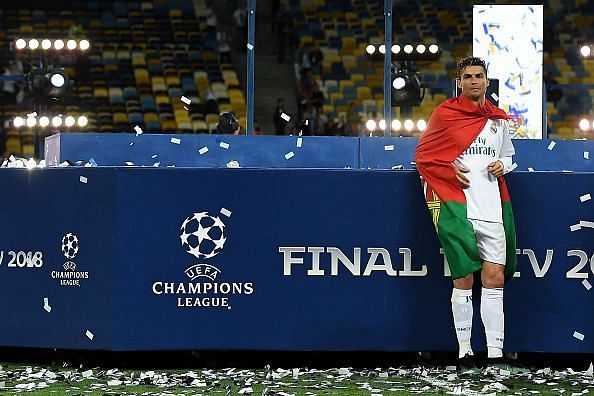 Ronaldo has won the Champions League a record 5 times