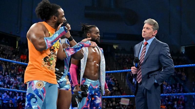 Mr McMahon pitted Kofi Kingston against immeasurable odds at the end of the episode