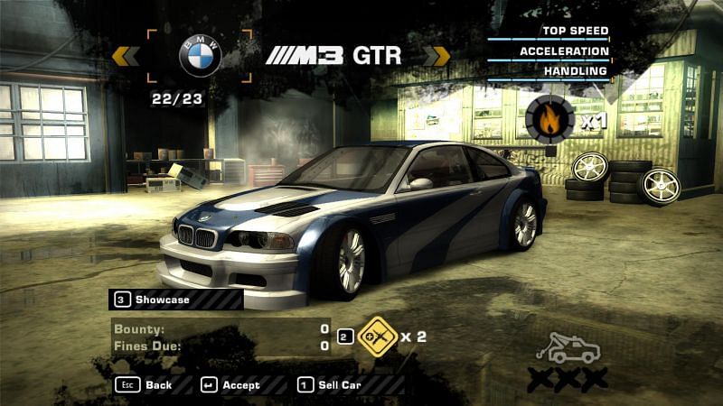 NFS Most Wanted Racing Game- Top Cars
