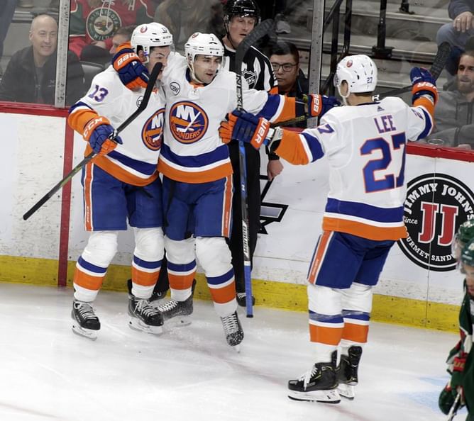 Nelson scores early in OT, Islanders beat Wild 3-2