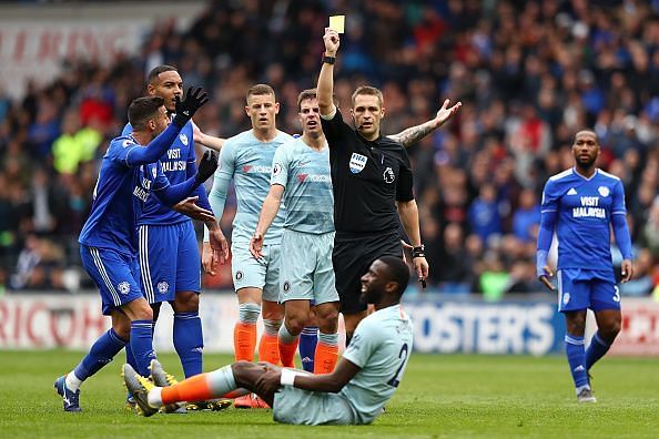 Twitter reacts to horrible match officiating in Cardiff City's loss to  Chelsea