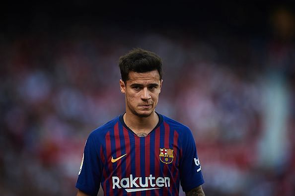 Coutinho is struggling to find his feet at Barcelona this season