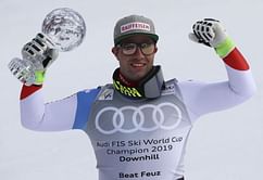 Feuz, Schmidhofer secure downhill titles at World Cup Finals