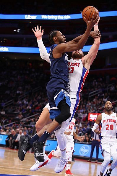 Minnesota Timberwolves v Detroit Pistons