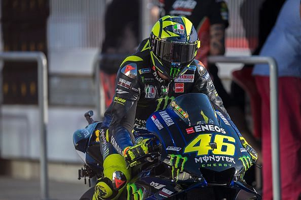 Valentino Rossi struggled in FP2