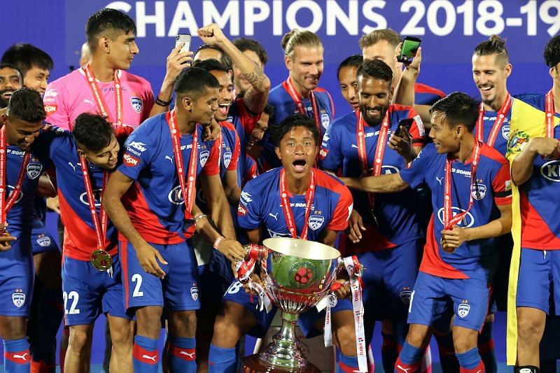 Bengaluru FC became the only club to win both the I-League and ISL titles when they beat FC Goa