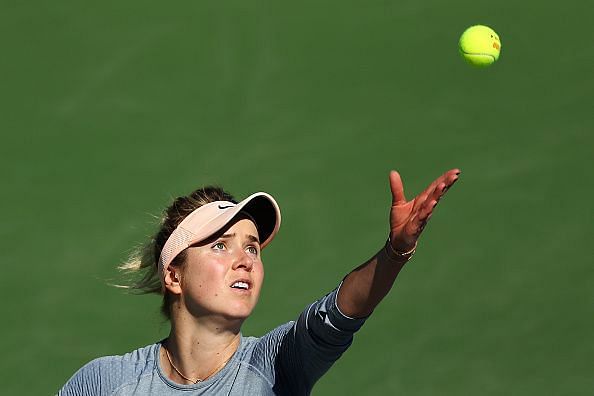 Elina Svitolina at BNP Paribas Open - Day 9