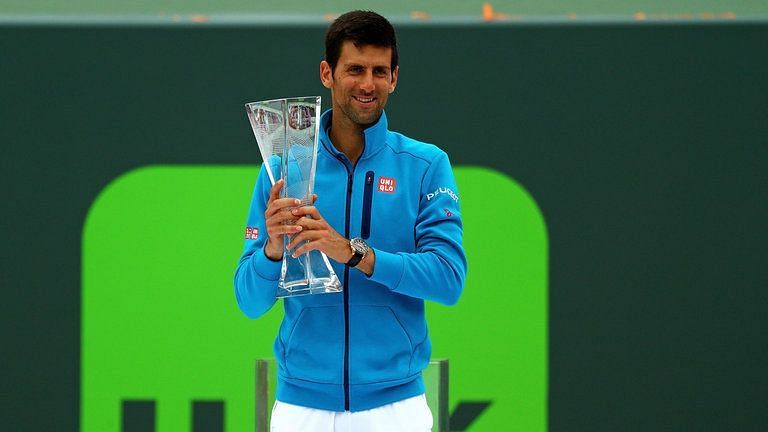 Novak Djokovic won his sixth Miami Open title in 2016.
