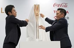 Tokyo Olympics organizers unveil torch for next year's games