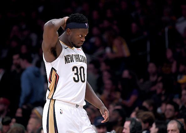 Julius Randle was among the summer departures from the Los Angeles Lakers