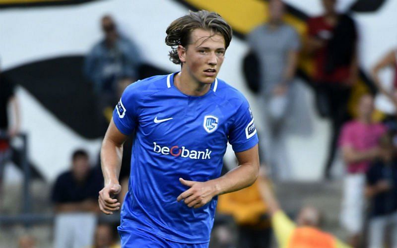 Sander Berge plays for KRC Genk in the Belgian Pro League.