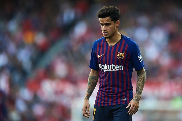 Coutinho was subjected to jeering from the home fans in their last match