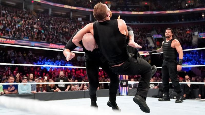 The Shield fought the heels side-by-side