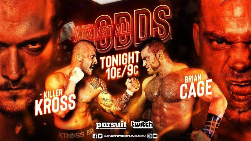 A hindered Brian Cage tried to weather the storm of Killer Kross
