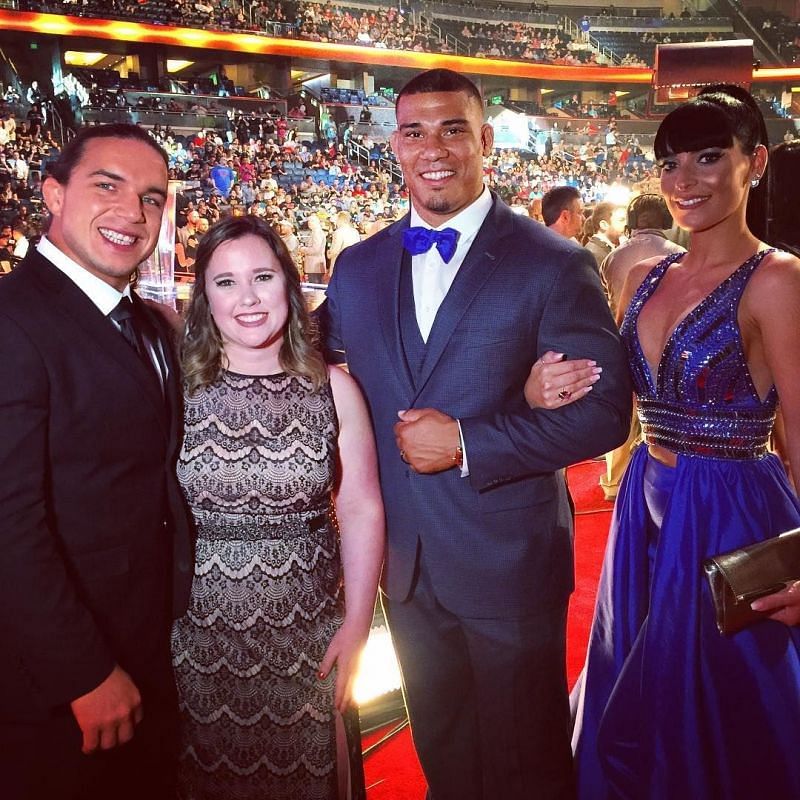 chad gable and jason jordan with their wives