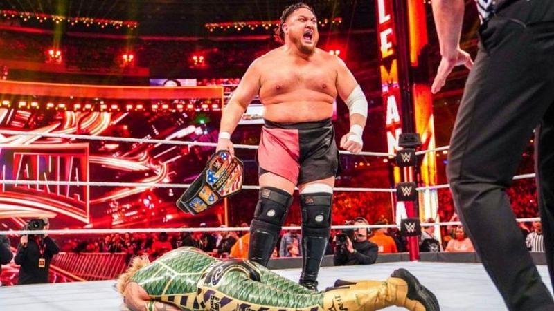 Samoa Joe squashed Rey Mysterio at WrestleMania 35!