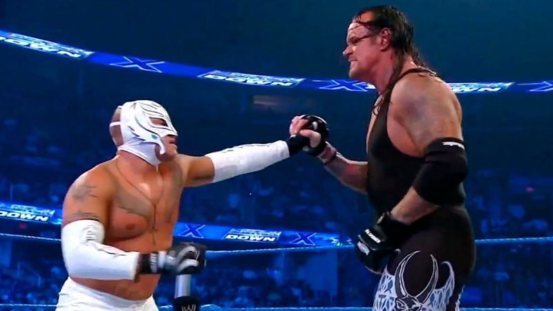 Rey Mysterio and The Undertaker had quite the collision on SmackDown Live