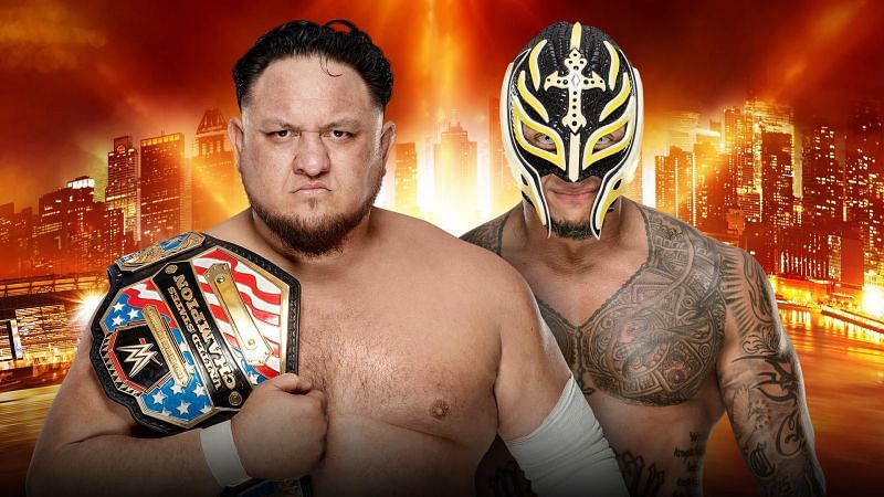 United States Champion Samoa Joe vs Rey Mysterio