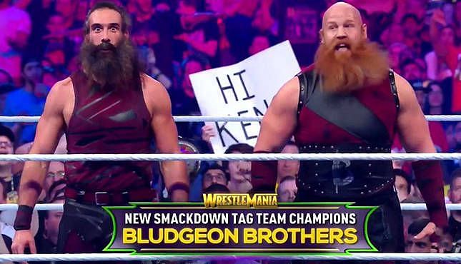 Harper and Rowan had decimated the SmackDown tag team division during their run as Bludgeon Brothers