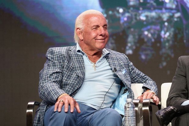 Ric Flair was brutally attacked by Batista on Raw