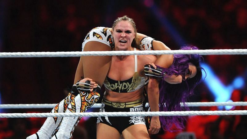 Ronda Rousey contested a thriller with Sasha Banks at the Royal Rumble