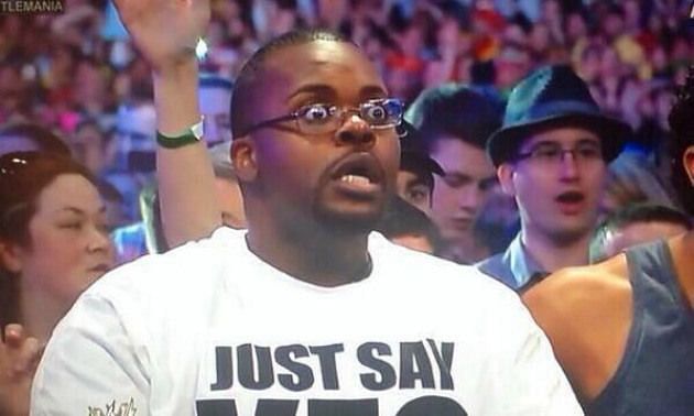 Will we all look like this guy after WrestleMania?