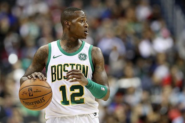 Terry Rozier in action against the Washington Wizards