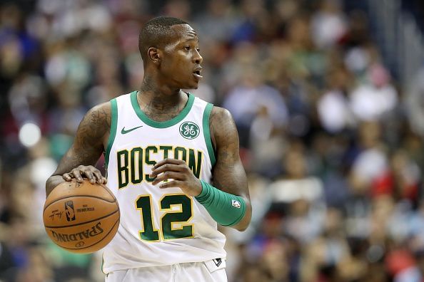 Terry Rozier in action against the Washington Wizards