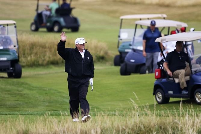 Commander in Cheat? New book recounts golf misdeeds by Trump