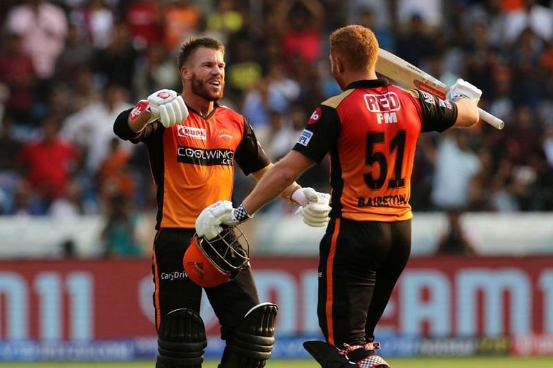 David Warner and Jonny Bairstow (picture courtesy: BCCI/iplt20.com)