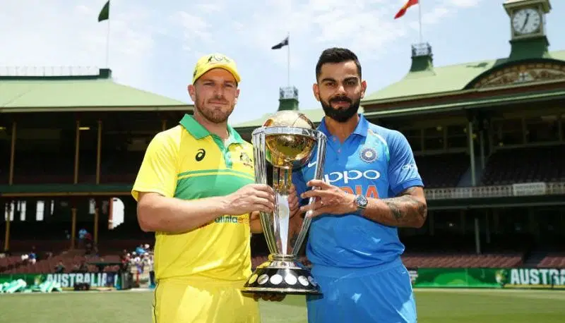 Aaron Finch and Virat Kohli